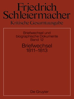 cover image of Briefwechsel 1811-1813